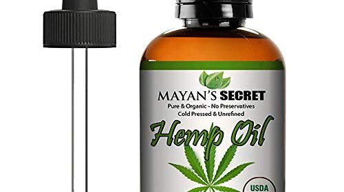 Mayan’s Secret Hemp Seed Oil USDA Licensed Natural Virgin Chilly-Pressed Excessive in Omega 3-6-9 Fatty Acids- Not CBD oil- Sativa Oil-, Non-GMO, Cruelty Free- Massive 4oz Glass Bottle