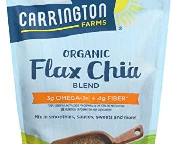 Carrington Farms Flax Chia Mix, 12 Ounce (Pack of 6)