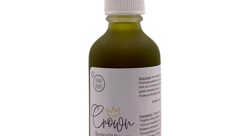 Crown Scalp Oil Serum: Clear, Vegan, Chilly-Pressed, Helps Hair Development Cycle Together with Edges, Stimulating, Cleaning, Protecting, Regenerating, Restoring, Therapeutic, Pressure-Relieving