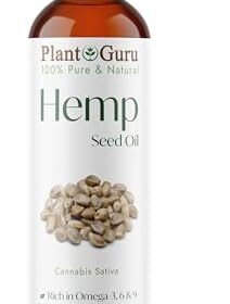Hemp Seed Oil 4 oz. Virgin, Unrefined 100% Uncooked Pure Pure – Pores and skin, Physique and Hair Moisturizer. Works for Therapeutic massage, Zits, & Extra!