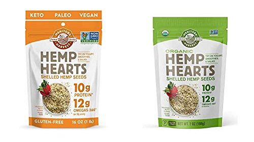Hemp Seeds Bundle – Natural and Common | Nutritious Addition to Smoothies, Yogurt, Salads | Non-GMO, Gluten Free