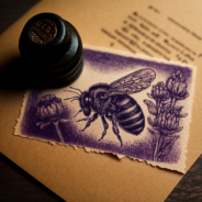 How To Use Rubber Stamps on Glassine Paper